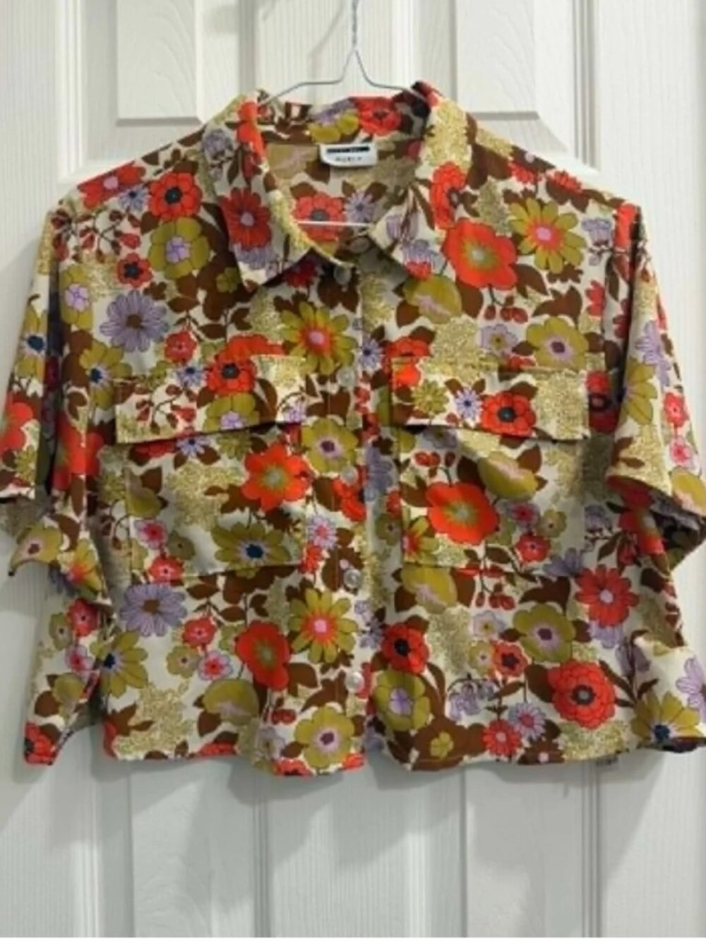 Floral Button down shirt